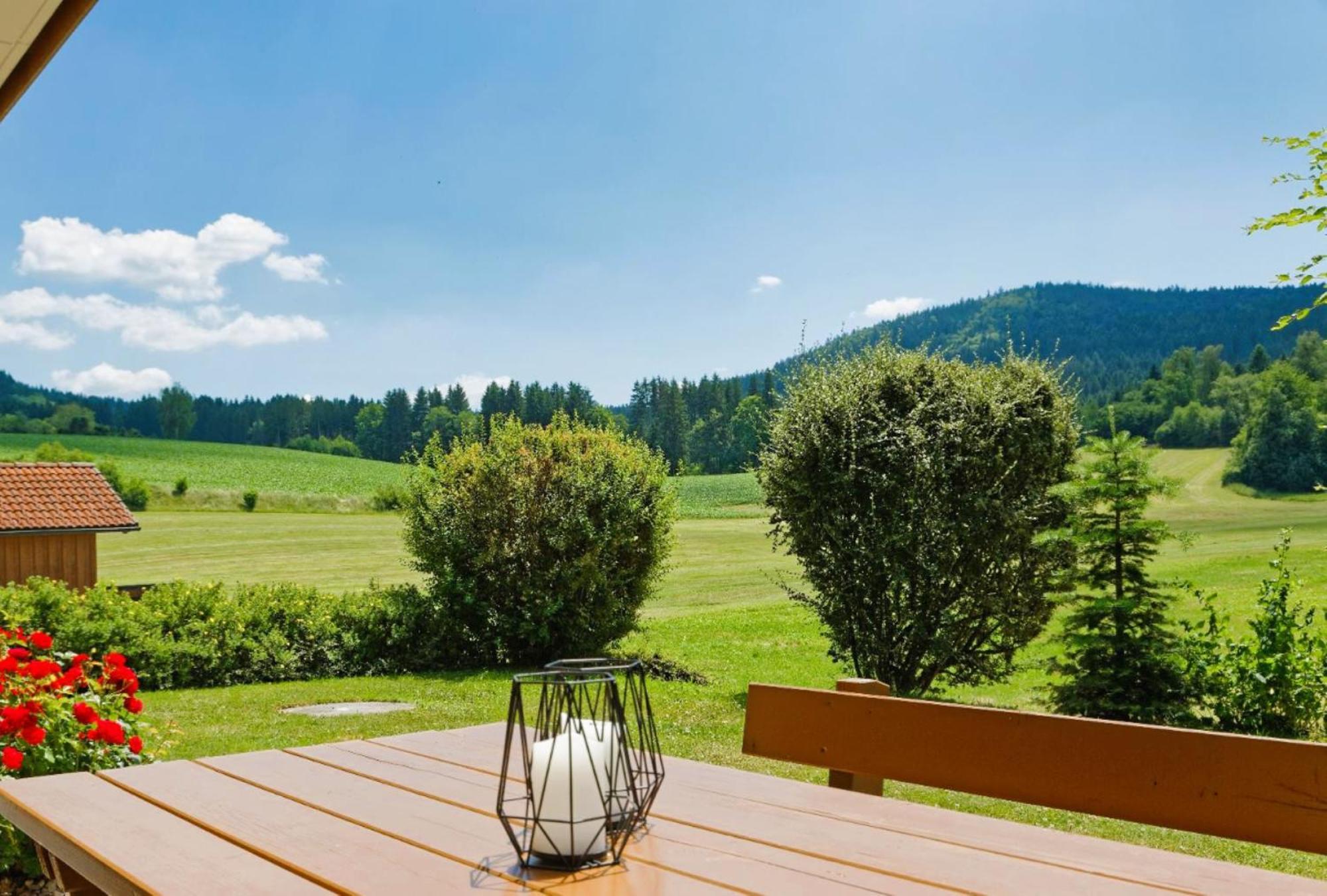 Ferienwohnungen Holzferienhaeuser Leithenwald Zwiesel Exterior photo
